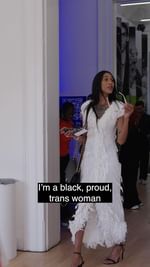 Instagram post by @giabab for London Fashion Week. Caption reads: [...] with series, we spent day one of....