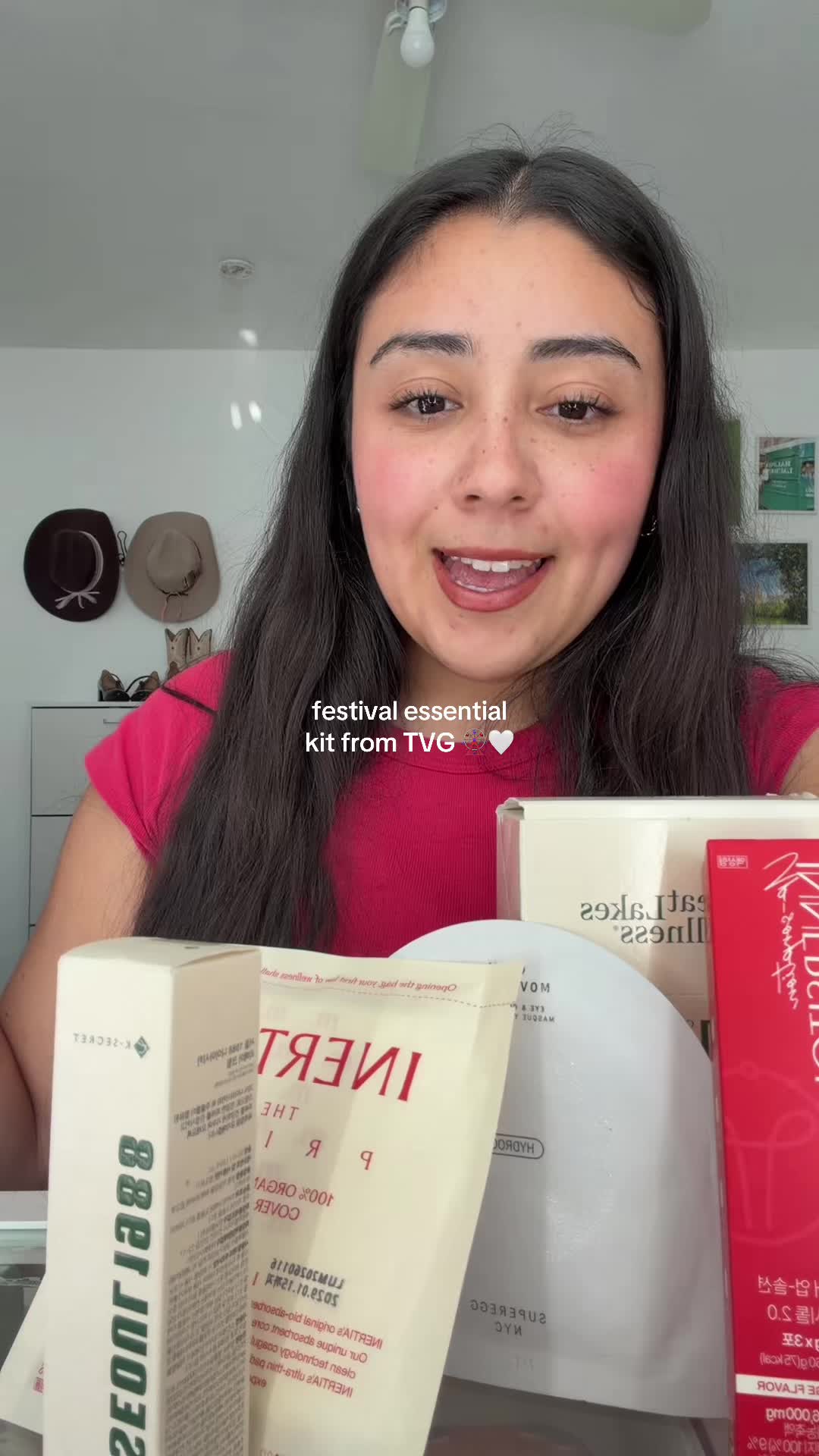TikTok post by @paola.ochoaa for Great Lakes Wellness. Caption reads: [...] - @KSECRET GLOBAL @INERTIA US @Great Lakes....