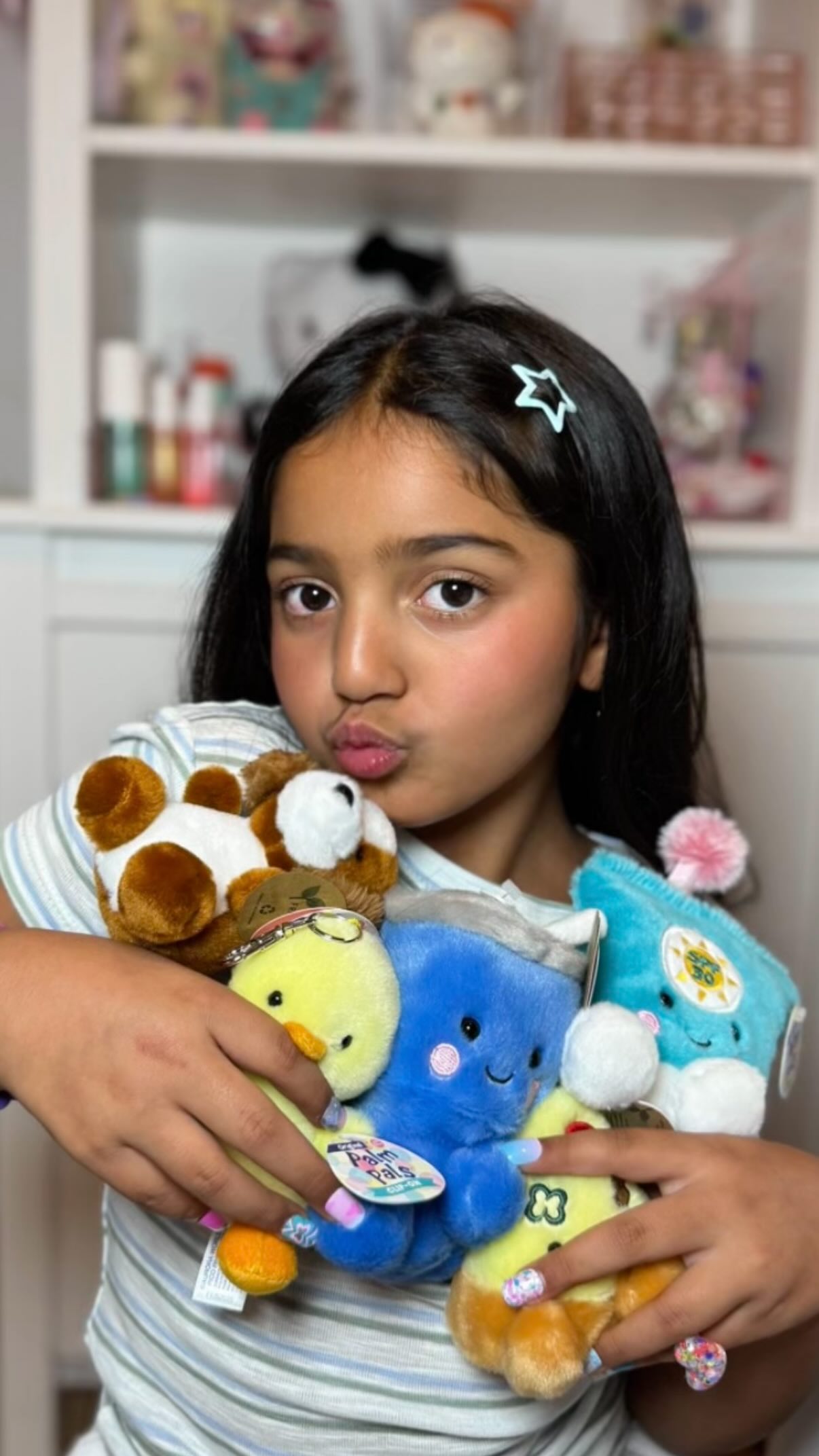 Instagram post by @dolly.ootd for Palm Pals. Caption reads: [...] has arrived and they’re everything 😭✨....