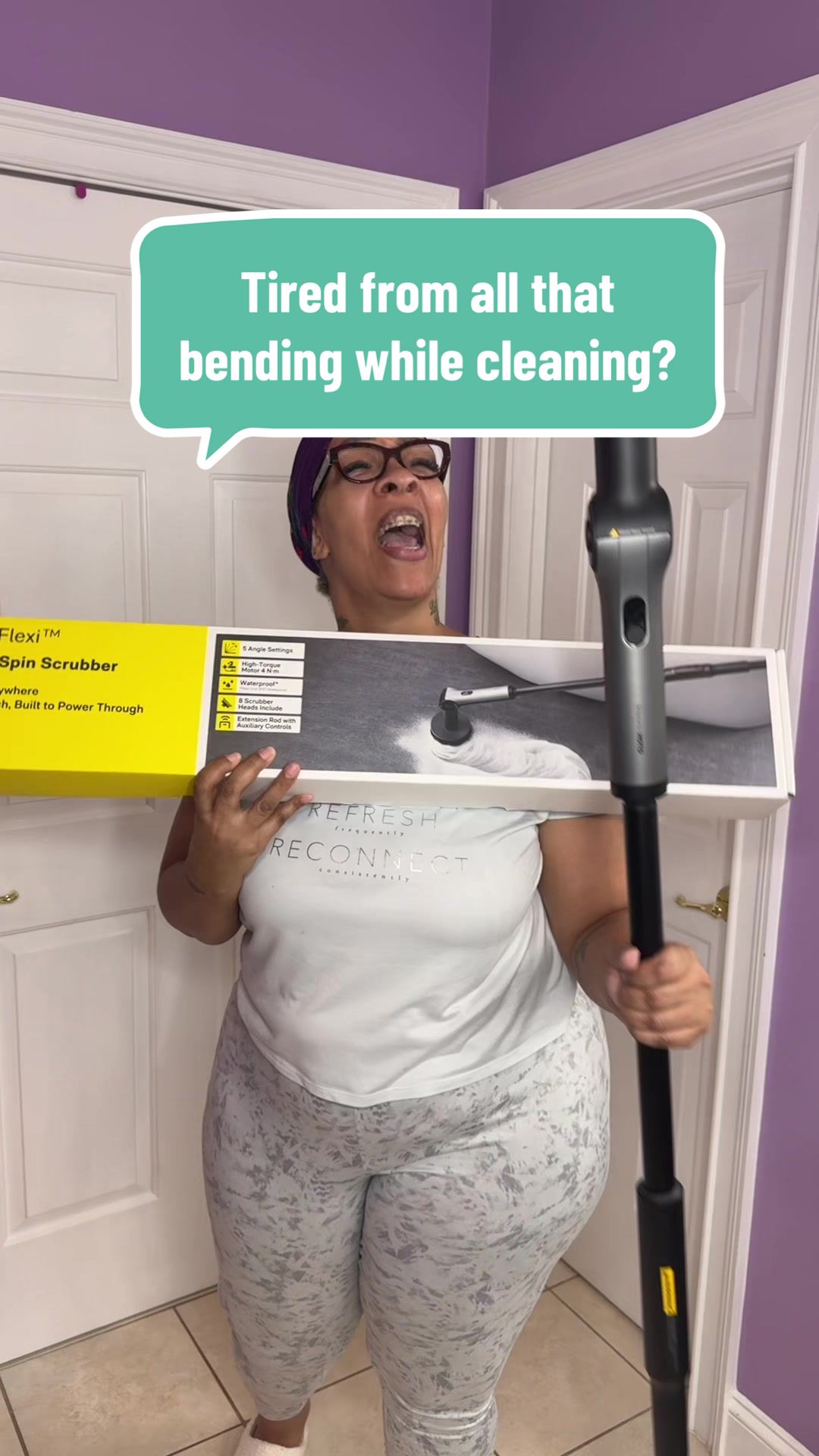 TikTok post by @k.lala104 for HOTO Tools. Caption reads: [...] the brush for 50% off. Got it from....