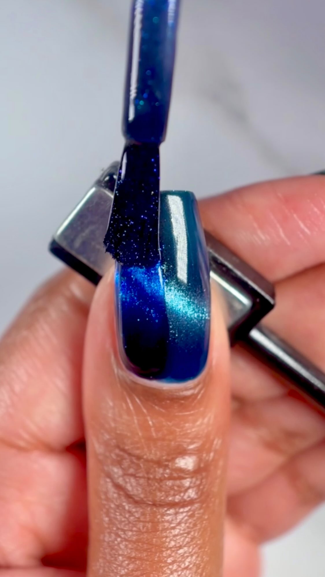 Instagram post by @suziemoon626 for Cirque Colors. Caption reads: ✨ @cirquecolors Comparisons ✨ 1💙 Melody & Blue....