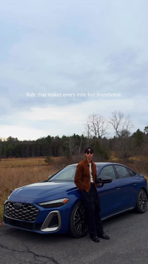 Instagram post by @leeyjohn_ for Audi USA. Caption reads: #AudiPartner A morning ritual → an upstate....