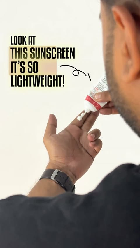 Instagram post by @bunnyahmad_ for Dermatouch. Caption reads: [...] bhai That's why I have switched the....