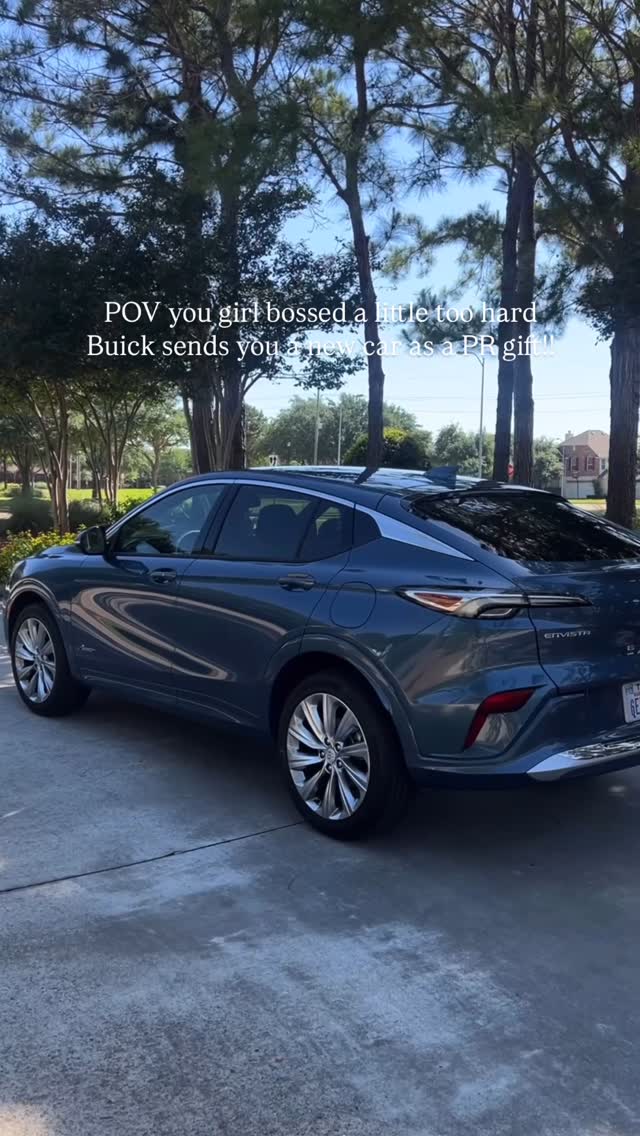 Instagram post by @veronicaellisxo for Buick. Caption reads: They say consistency pays off, I didn’t think they....