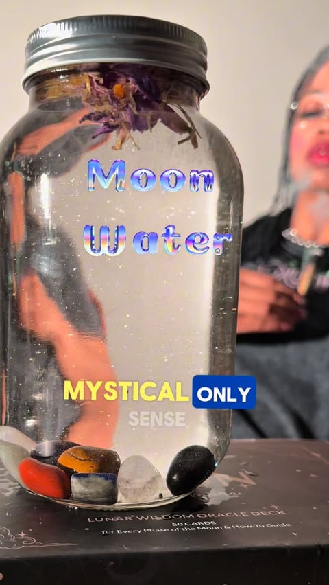 Instagram post by @theactiveherb for Mindful Souls. Caption reads: Discount: AISHA35 - Moon water, formulated with....