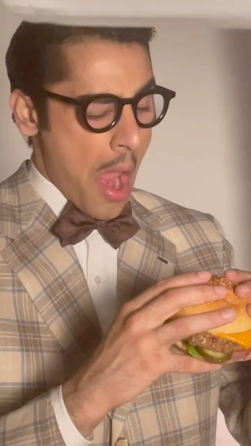 Instagram post by @adnanansariofficial for Foodpanda. Caption reads: #adnanansariofficial #foodpanda #khushalkhan.