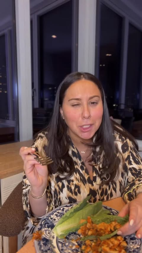 Instagram post by @girlwithnojob for WeightWatchers. Caption reads: Compliments to my pathological liar chef who made....