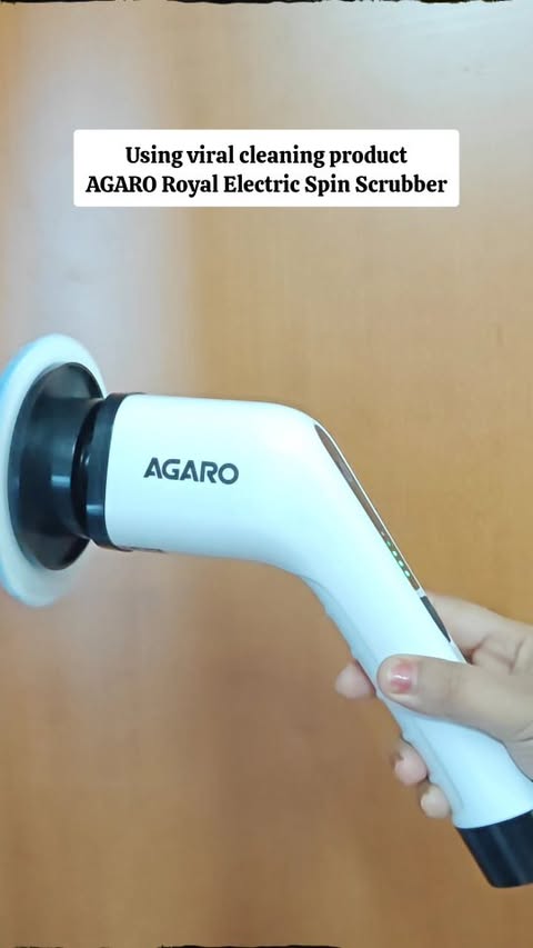 Instagram post by @themoodyinfluencer for AGARO Lifestyle. Caption reads: [...] my hands or back 💙 #ad #agaro....