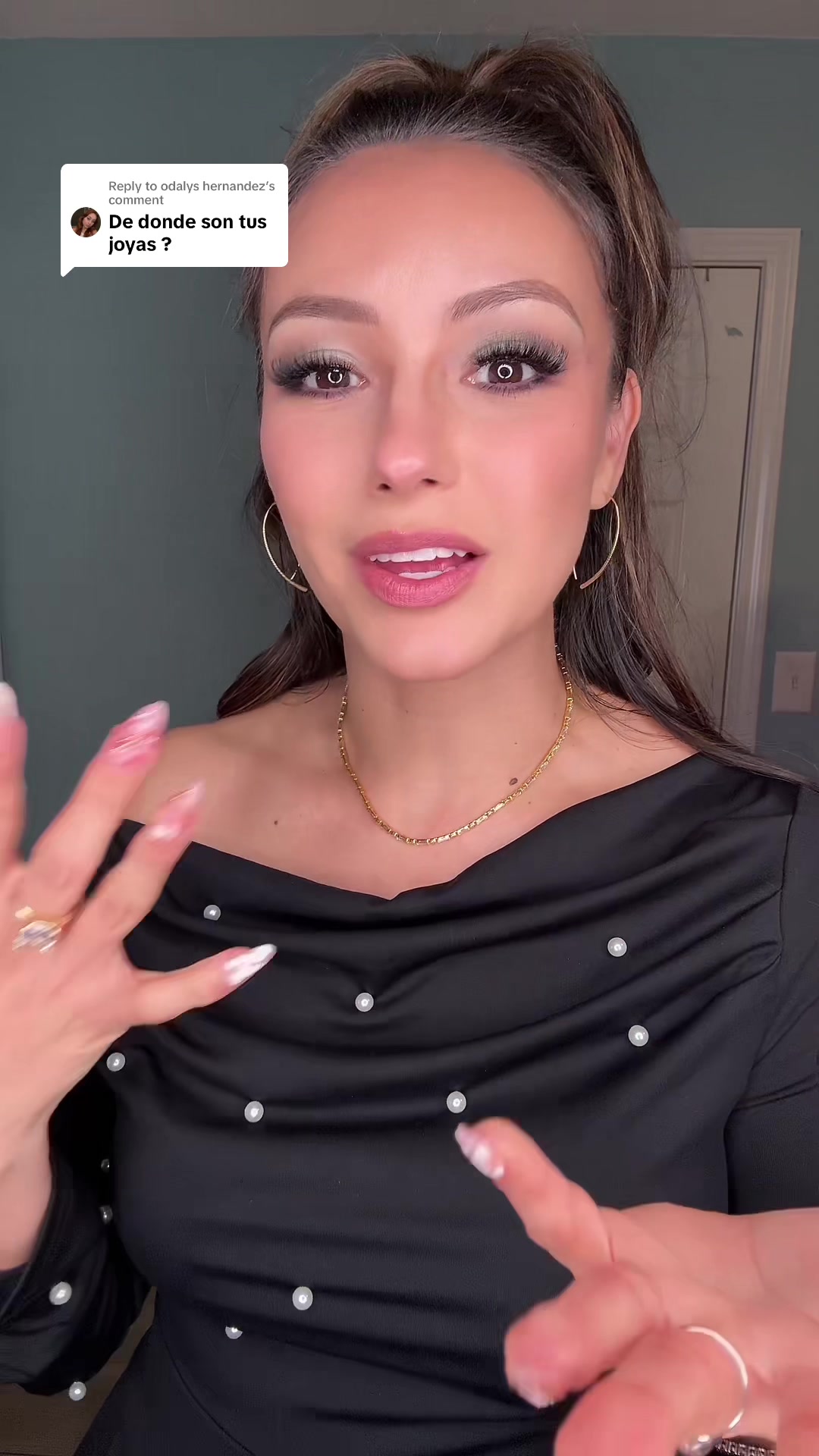 TikTok post by @ana.laura.624 for Sterling Forever. Caption reads: [...] #tiktokshopcybermonday @Sterling Forever....