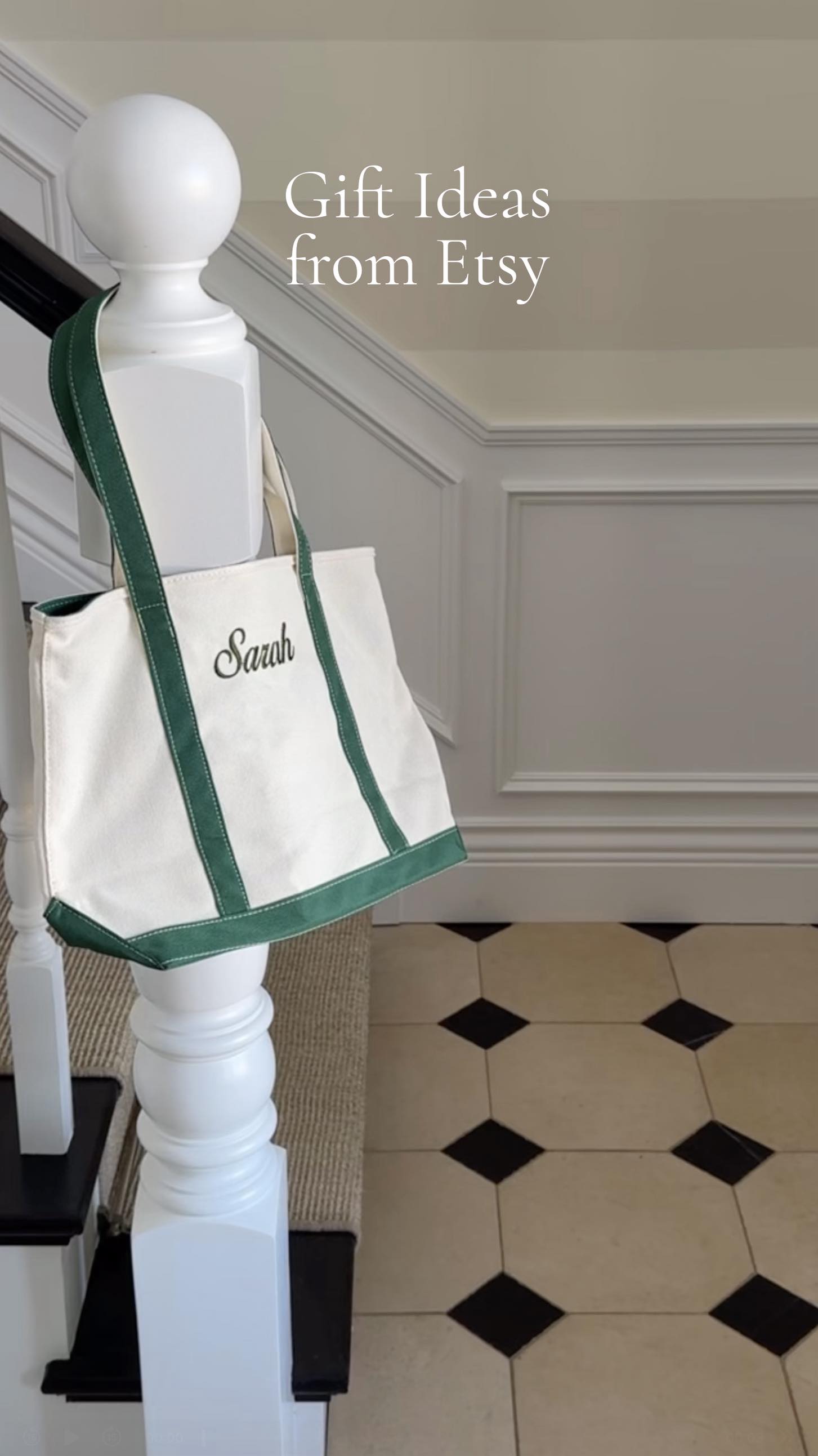 Instagram post by @roomfortuesday for etsy. Caption reads: [...] feel personal– not last minute. Comment ETSY....