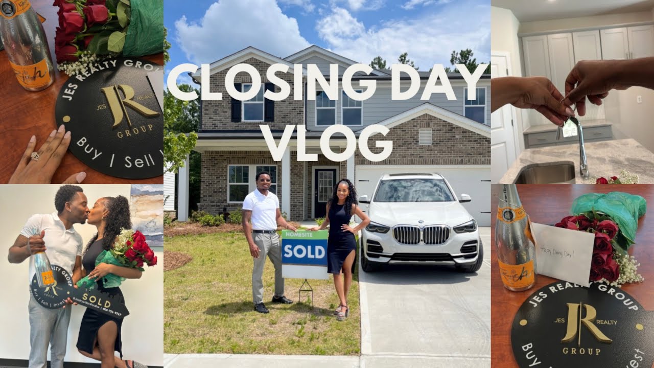 YouTube post by @BrittanyJacksonTV for Teami Blends. Caption reads: CLOSING DAY 🎉| New Construction Home Tour,....