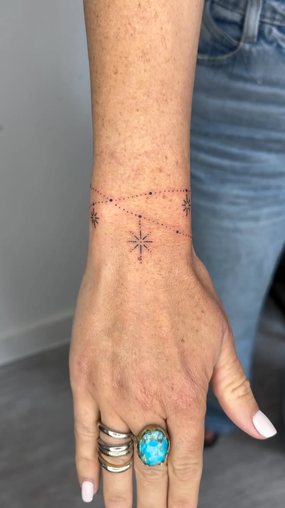 Instagram post by @indigoforevertattoos for Tattoodo. Caption reads: [...] can be submitted via her 🔗 in bio!....