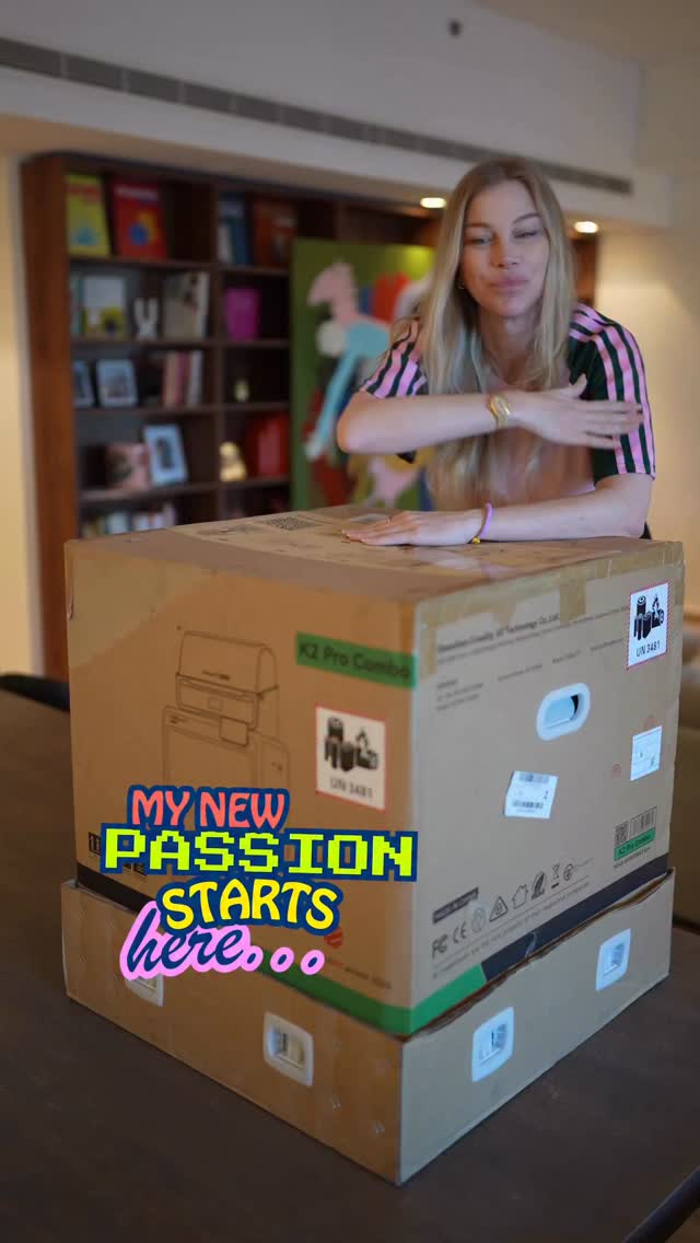 Instagram post by @aniakubow for Creality. Caption reads: About to enter a whole new world with this. 

3d....