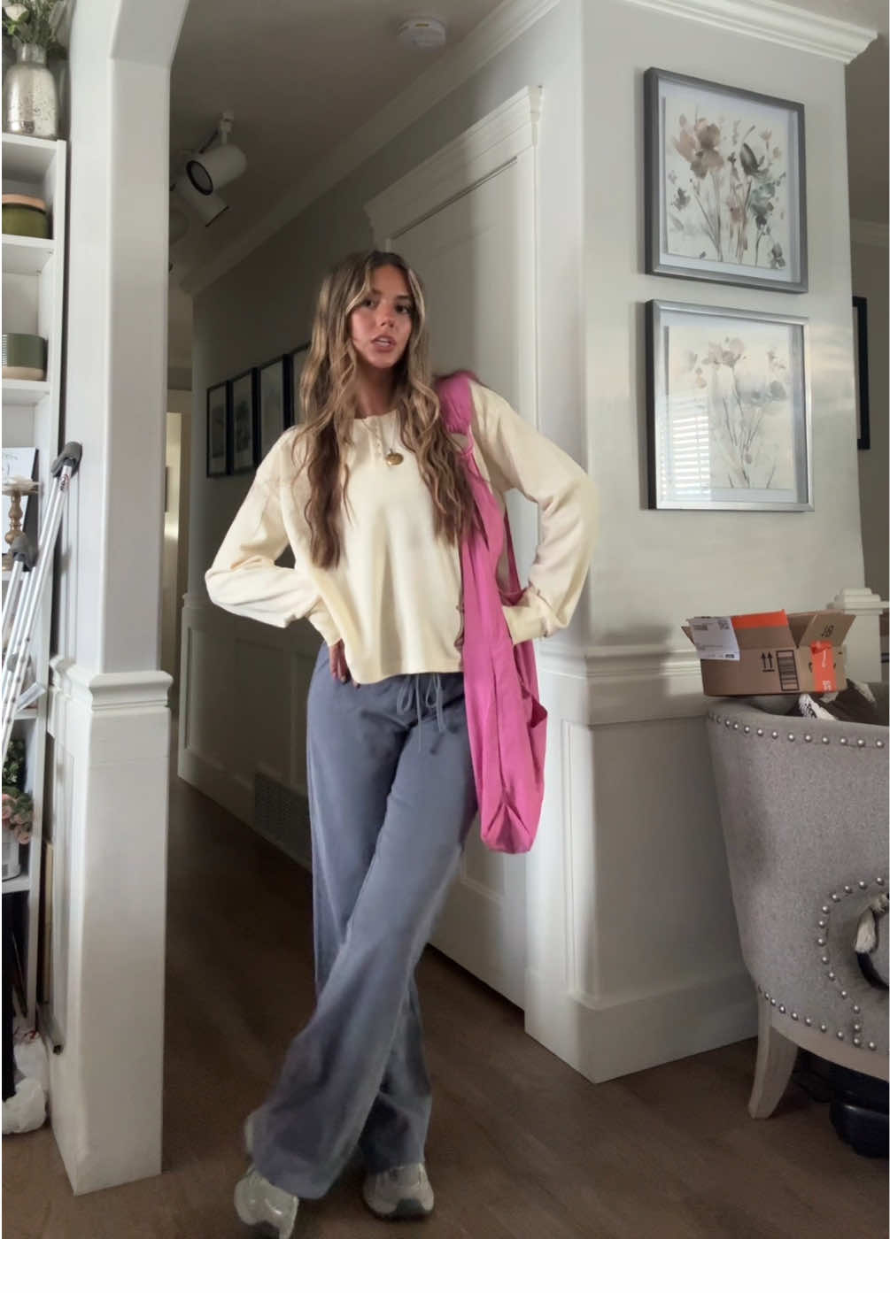 TikTok post by @kalistagarr for Thread Wallets. Caption reads: [...] #fyp @Brandy Melville @Edikted @Thread....