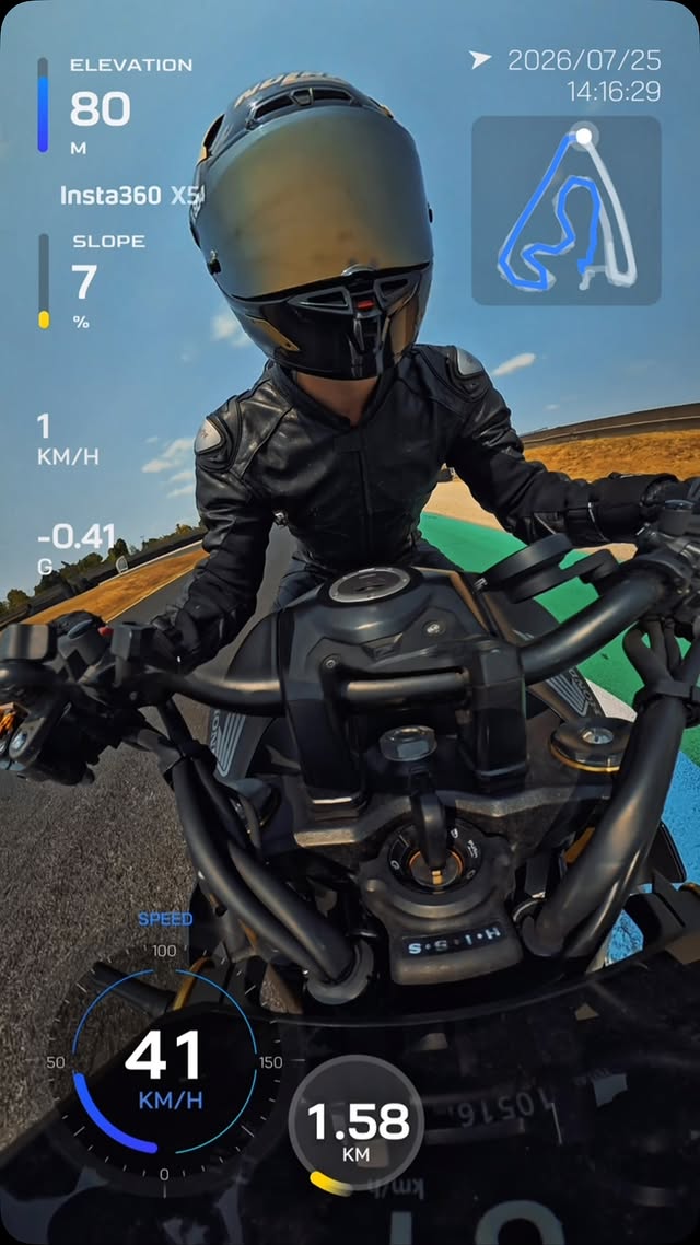 Instagram post by @zod.rs09 for Insta360 Moto. Caption reads: I think his boxers are going to need a few therapy....