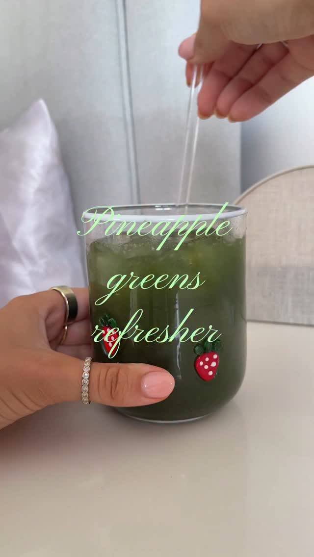 Instagram post by @camisophiaaaaa for Holland & Barrett. Caption reads: This pineapple refresher is an absolute necessity....