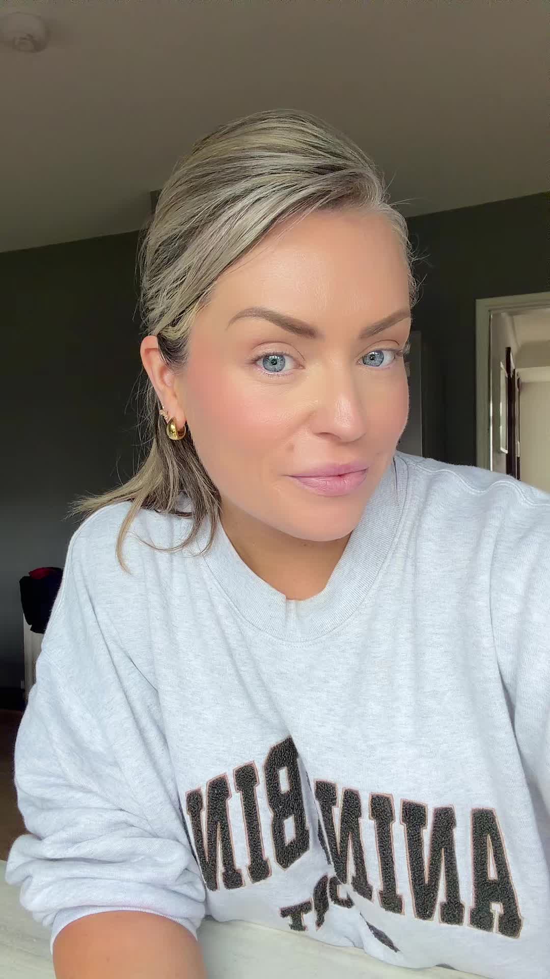 TikTok post by @aoifehurley_ for BPerfect Cosmetics. Caption reads: [...] so warm ☀️ @mrsglambybperfect @BPerfect....