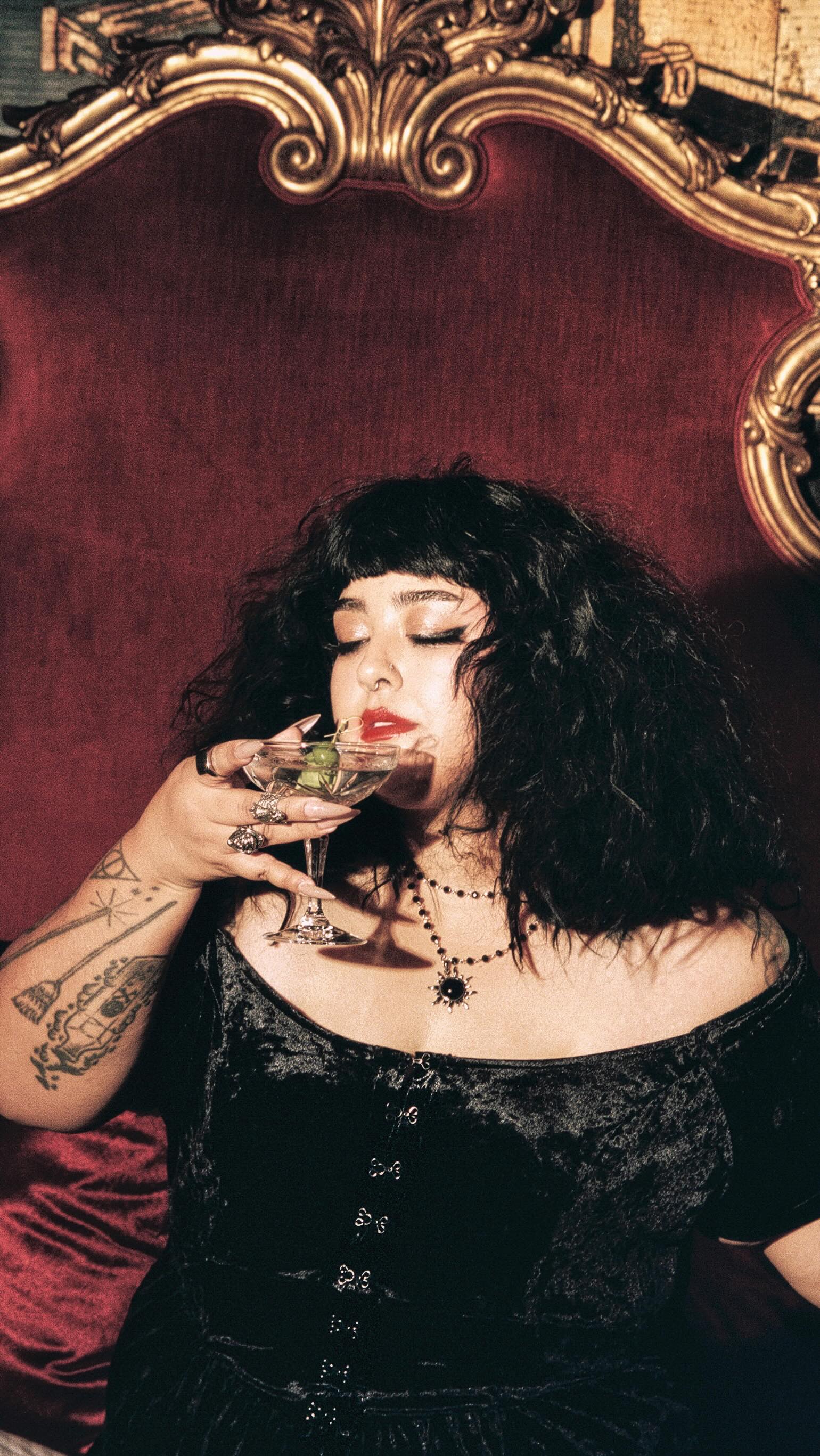 Instagram post by @jazzydarkly for Torrid. Caption reads: A New Brand by @torrid 🖤 Nightfall reminds me of....