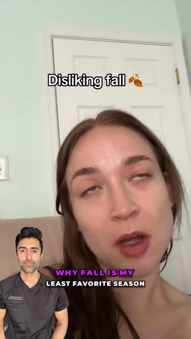 Instagram post by @doctorsoood for Resbiotic. Caption reads: Do your allergies get worse in the fall? 🍂🤧....