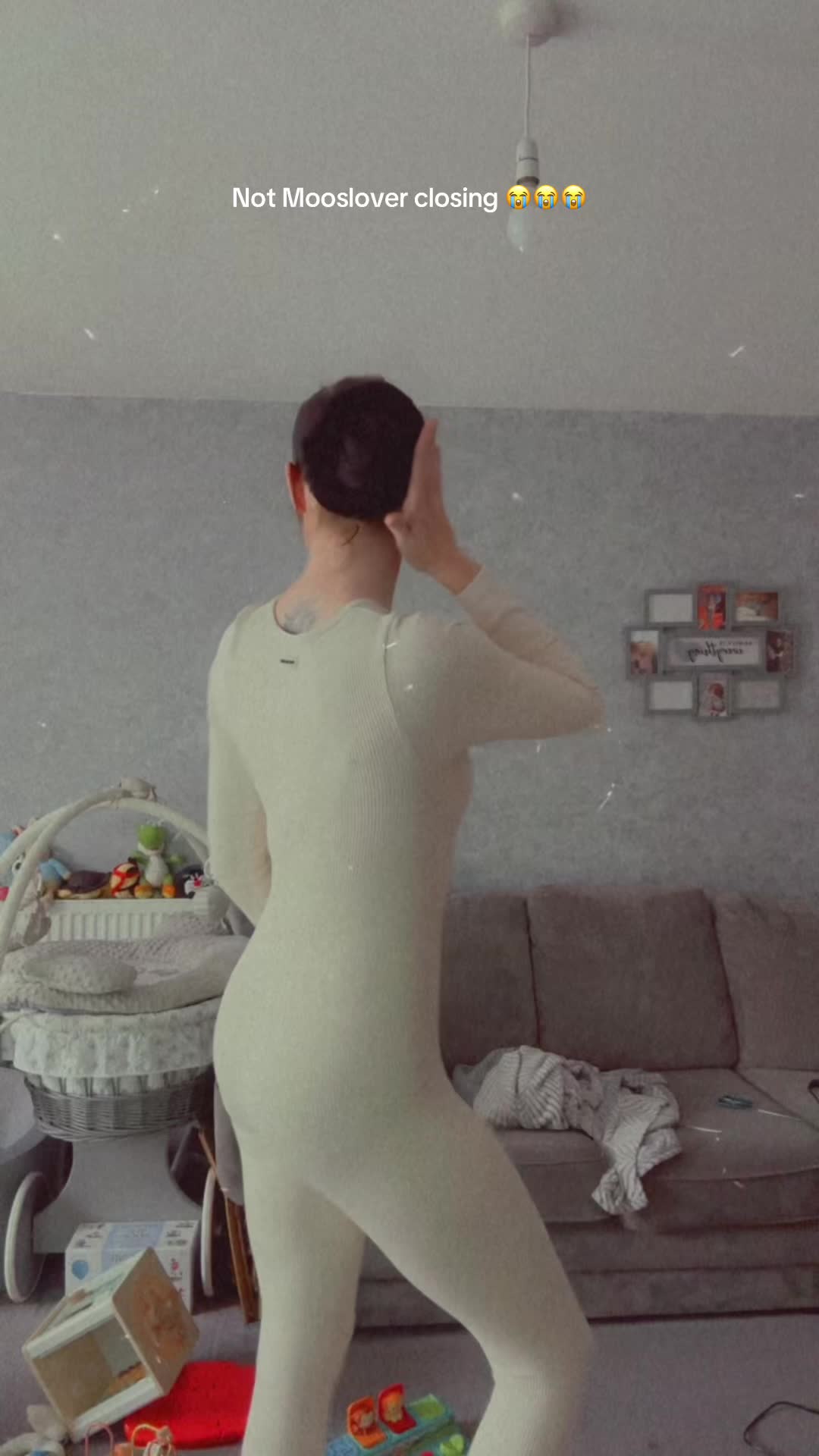 TikTok post by @dellypoo222 for MOOSLOVER. Caption reads: Worst news ever 😩😭💔 @mooslover_official....