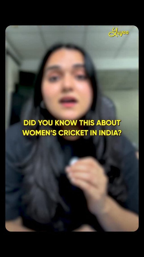 Instagram post by @pareeehoonmain for Yuvaa. Caption reads: Did you know this about women’s cricket? 

[women....