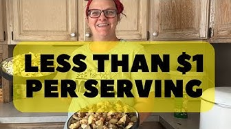 YouTube post by @mommabear2many for Young Living. Caption reads: EXTREME BUDGET for my Extremely LARGE family.