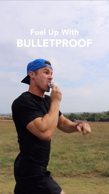 Instagram post by @flolyfe for Bulletproof. Caption reads: Who thinks they can run faster than me when I’m....