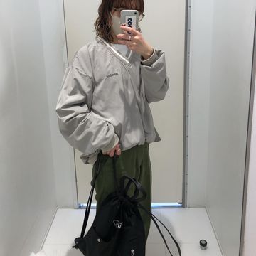 Instagram post by @miki.kawaaaa for Shinzone. Caption reads: ・
ナイロンプルオーバー @brokenbase.official....