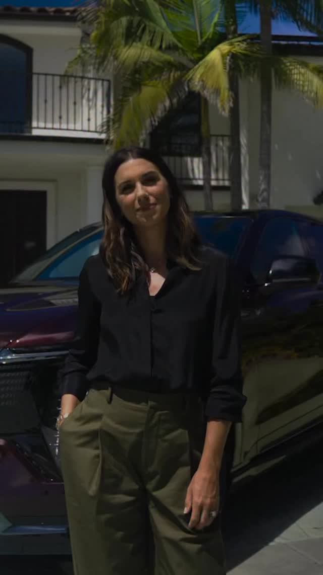 Instagram post by @alexmorgan13 for Cadillac. Caption reads: How would I describe the Cadillac ESCALADE IQ?....