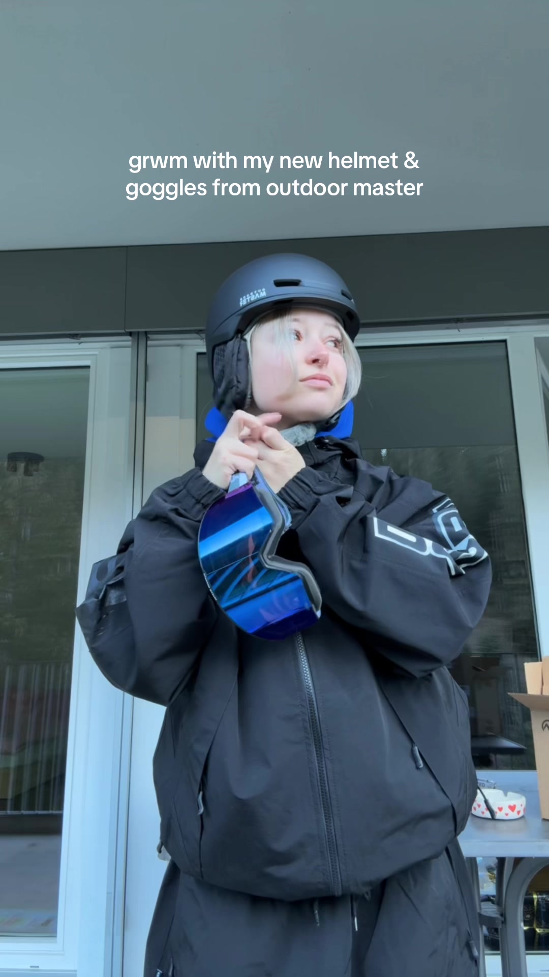 TikTok post by @yaralelani for OutdoorMaster. Caption reads: get 20% off at @Outdoormaster with my code....