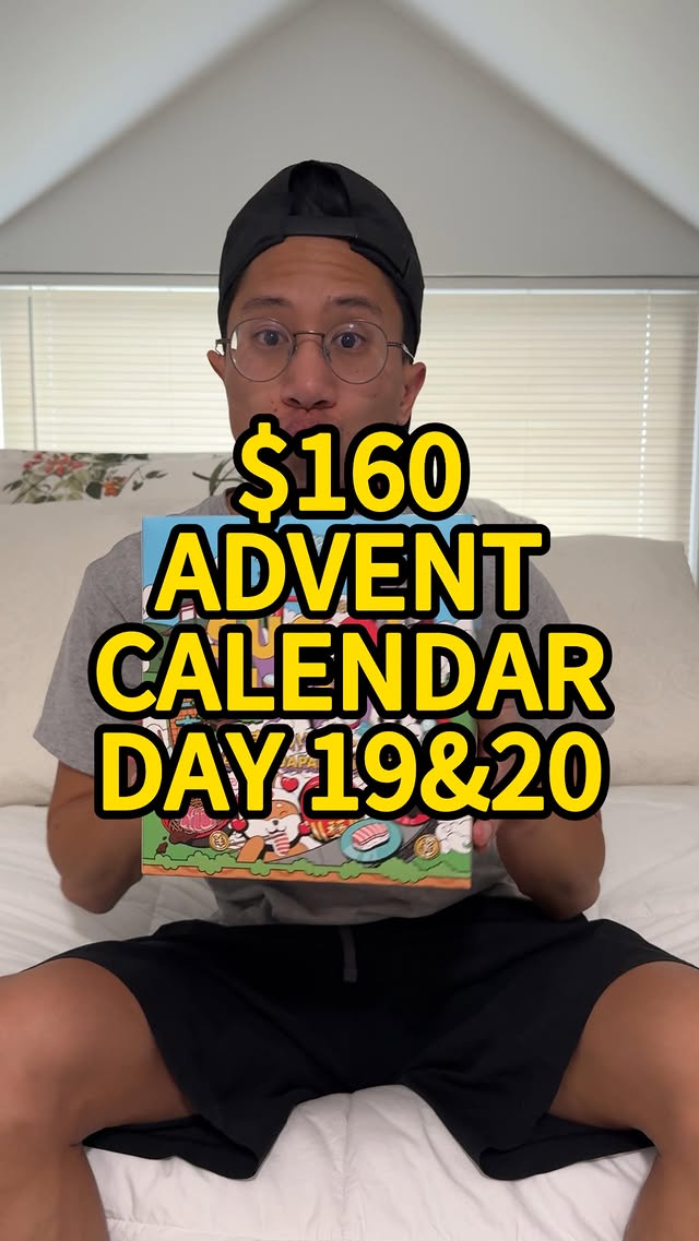 Instagram post by @ryandailies for Sugoi Mart. Caption reads: [...] a $160 advent calendar from Japan by....