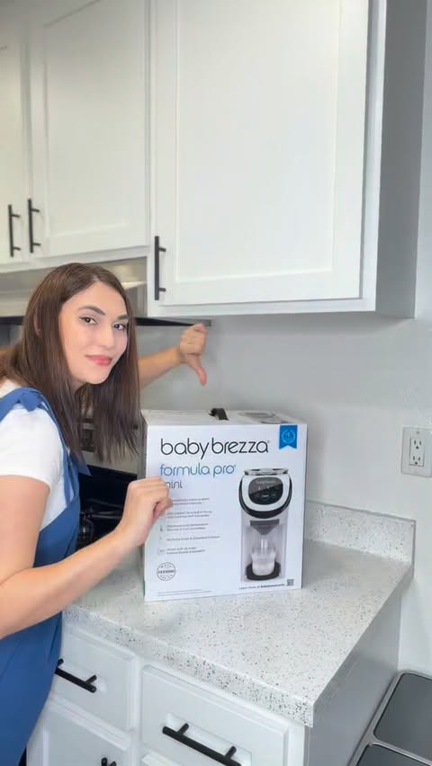 Instagram post by @kubrayolalan for Baby Brezza. Caption reads: [...] you should definitely check this out!....