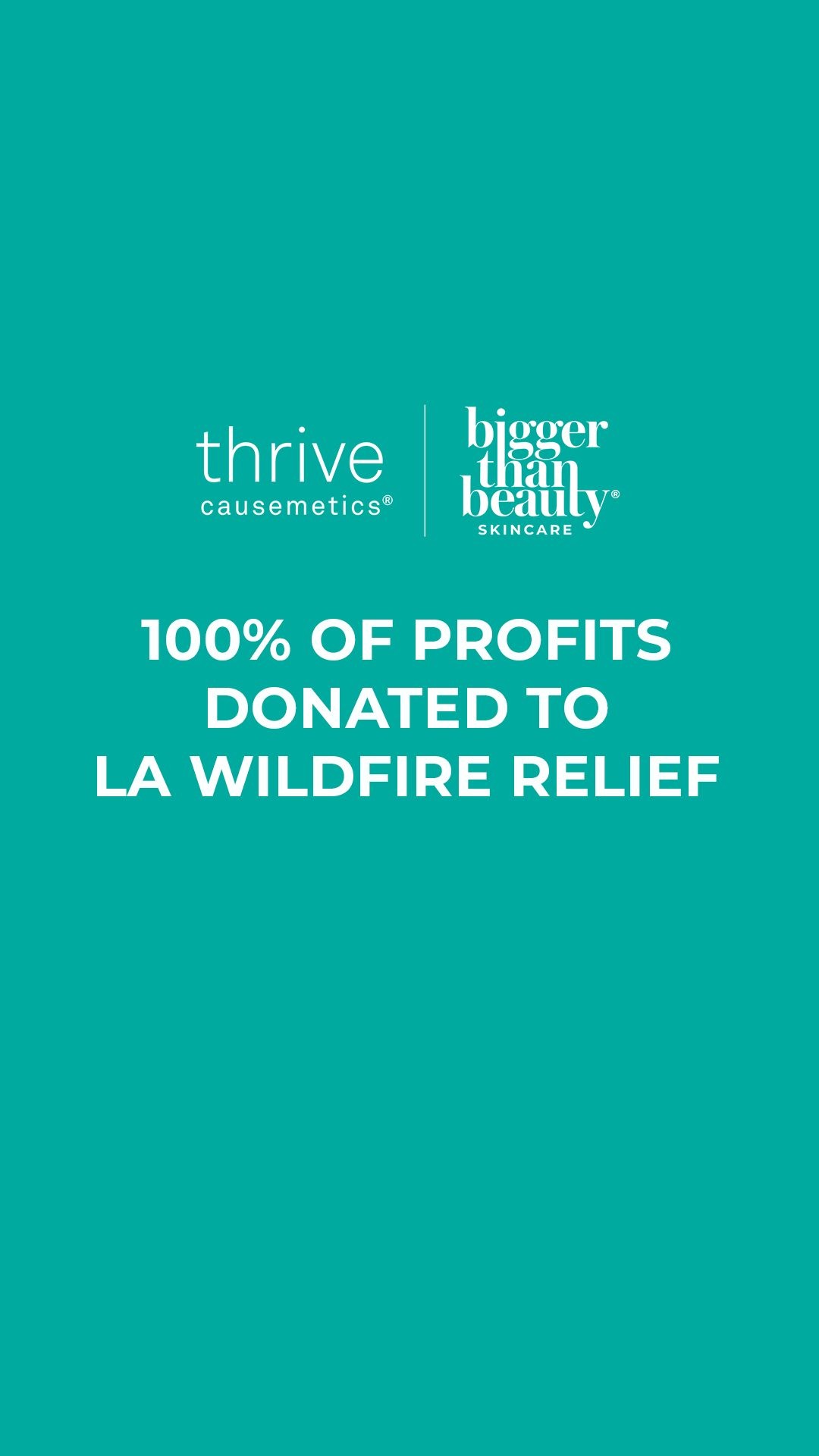 Instagram post by @karissabodnar for American Red Cross. Caption reads: TODAY, we are donating 100% of profits to Los....