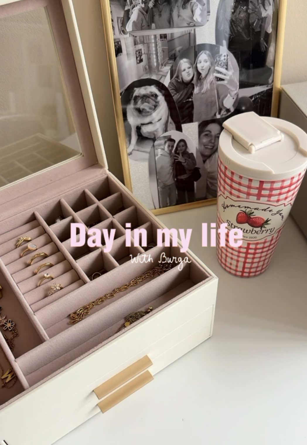 TikTok post by @mylahhansen for BURGA. Caption reads: Day in my life met @BURGA ⭐️ #burgacreator #fyp....