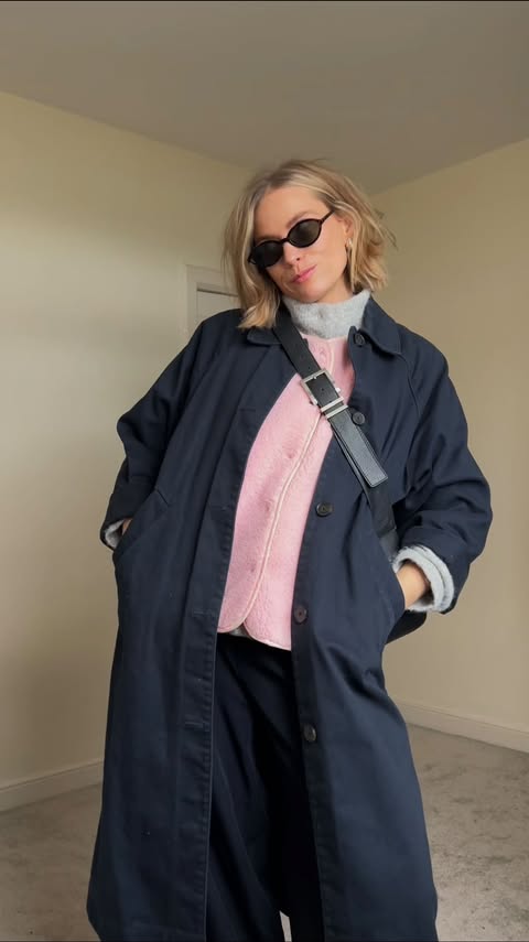 Instagram post by @iam.michelleharrison for Vivi Mari. Caption reads: [...] 🫶🏼

the pink teddy vest from....