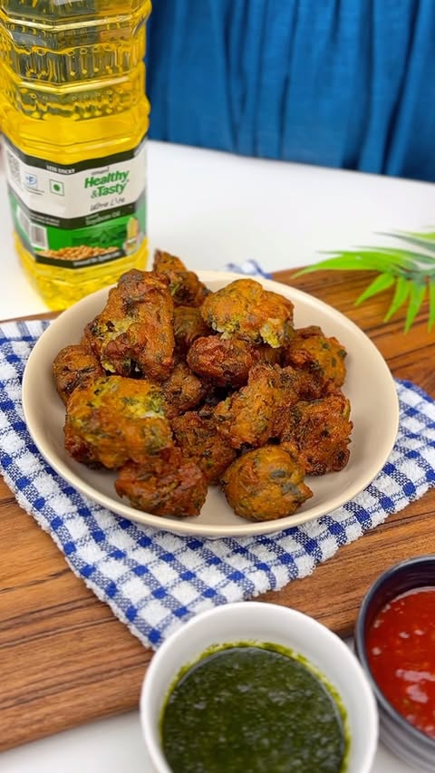 Instagram post by @coriander_bunch for Emami Healthy & Tasty. Caption reads: [...] 💚 Made even better with Emami Healthy &....