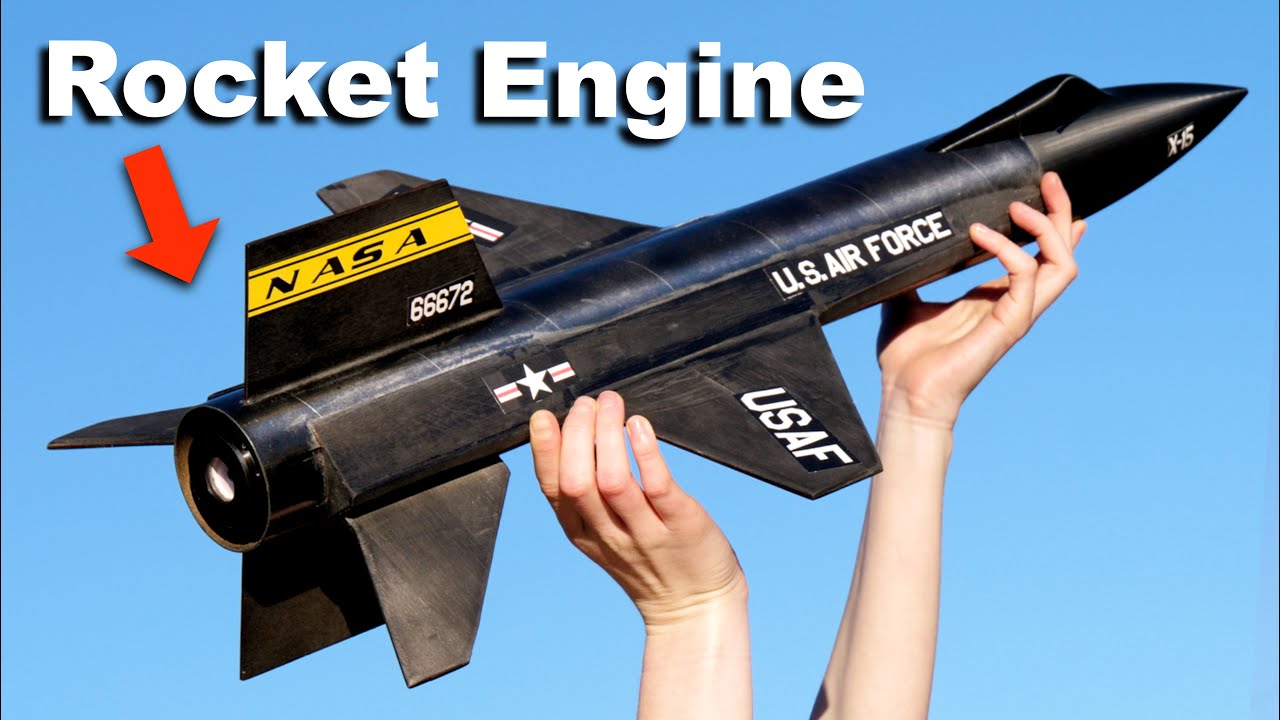 YouTube post by @Project-Air for Displate. Caption reads: Building a HIGH SPEED Rocket Plane.