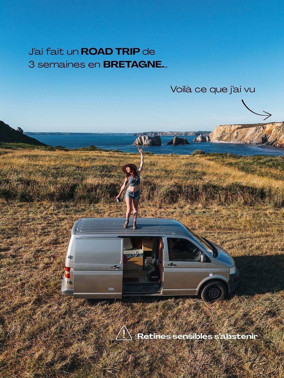 Instagram post by @mywildtravel for Photoweb. Caption reads: Mes 12 Coups de cœur en Bretagne 👇

1. La pointe....