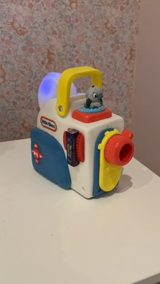 Instagram post by @the_bakeking for Little Tikes. Caption reads: The Story dream machine is a Piece of Cake....