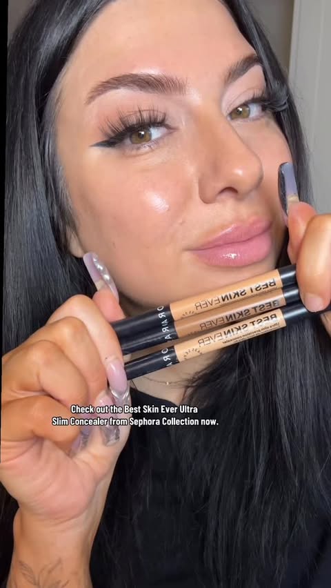 Instagram post by @glambbi for Sephora Collection. Caption reads: #ad GRWM with @sephoracollection Best Skin Ever....