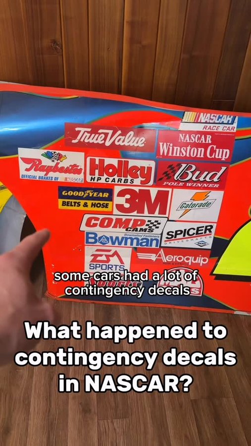 Instagram post by @stapleton42_ for PENNZOIL. Caption reads: #Ad Did you ever wonder why some NASCAR cars had a....