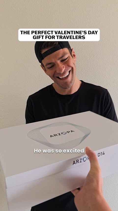 Instagram post by @hudsonandemily for ARZOPA. Caption reads: [...] a thoughtful Valentine’s Day gift?

The....