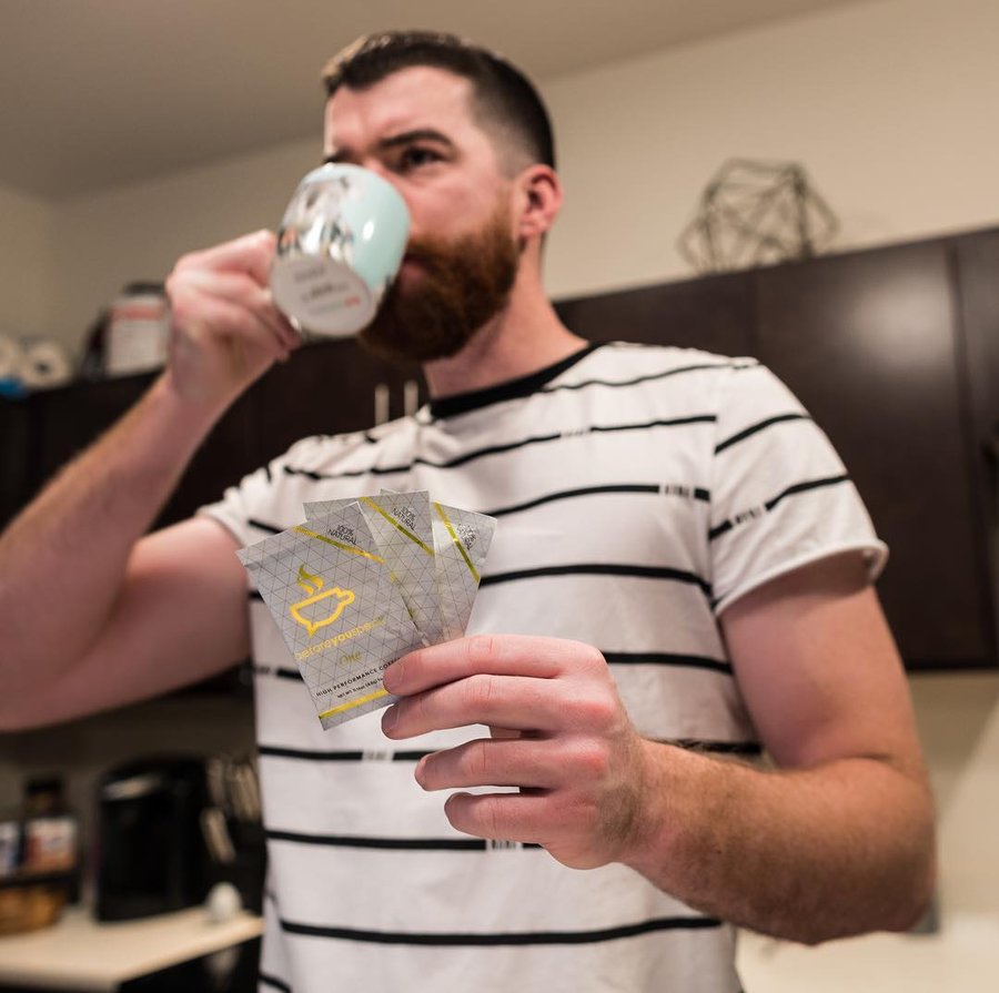 Instagram post by @berry for Beforeyouspeak Coffee. Caption reads: Big week coming up? Stay focused and #takeyourshot....