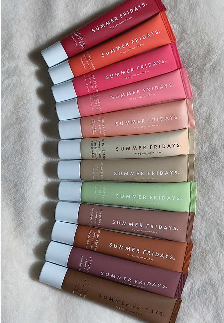 TikTok post by @a_user765 for Summer Fridays. Caption reads: [...] collection is complete💗 @Summer Fridays....