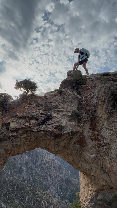 Instagram post by @trailswithzach for Columbia Sportswear. Caption reads: The ART might be the most difficult thing I’ve....