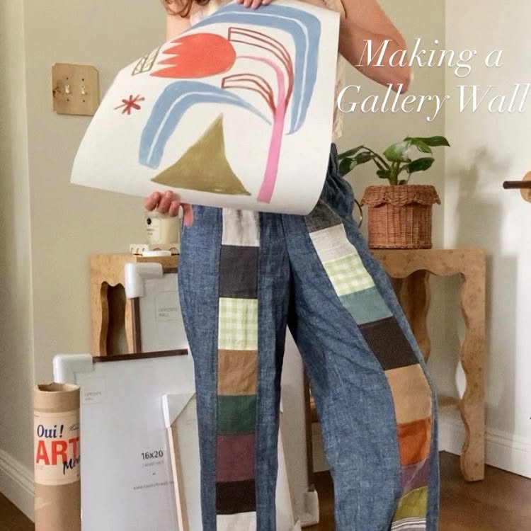 Instagram post by @_laura_prietto for Opposite Wall. Caption reads: No better way to brighten the walls of your home....