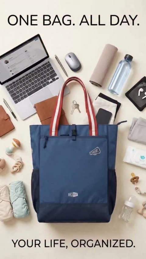 Instagram post by @itstoritini for Bagsmart. Caption reads: [...] and every “mom” moment in between, the....