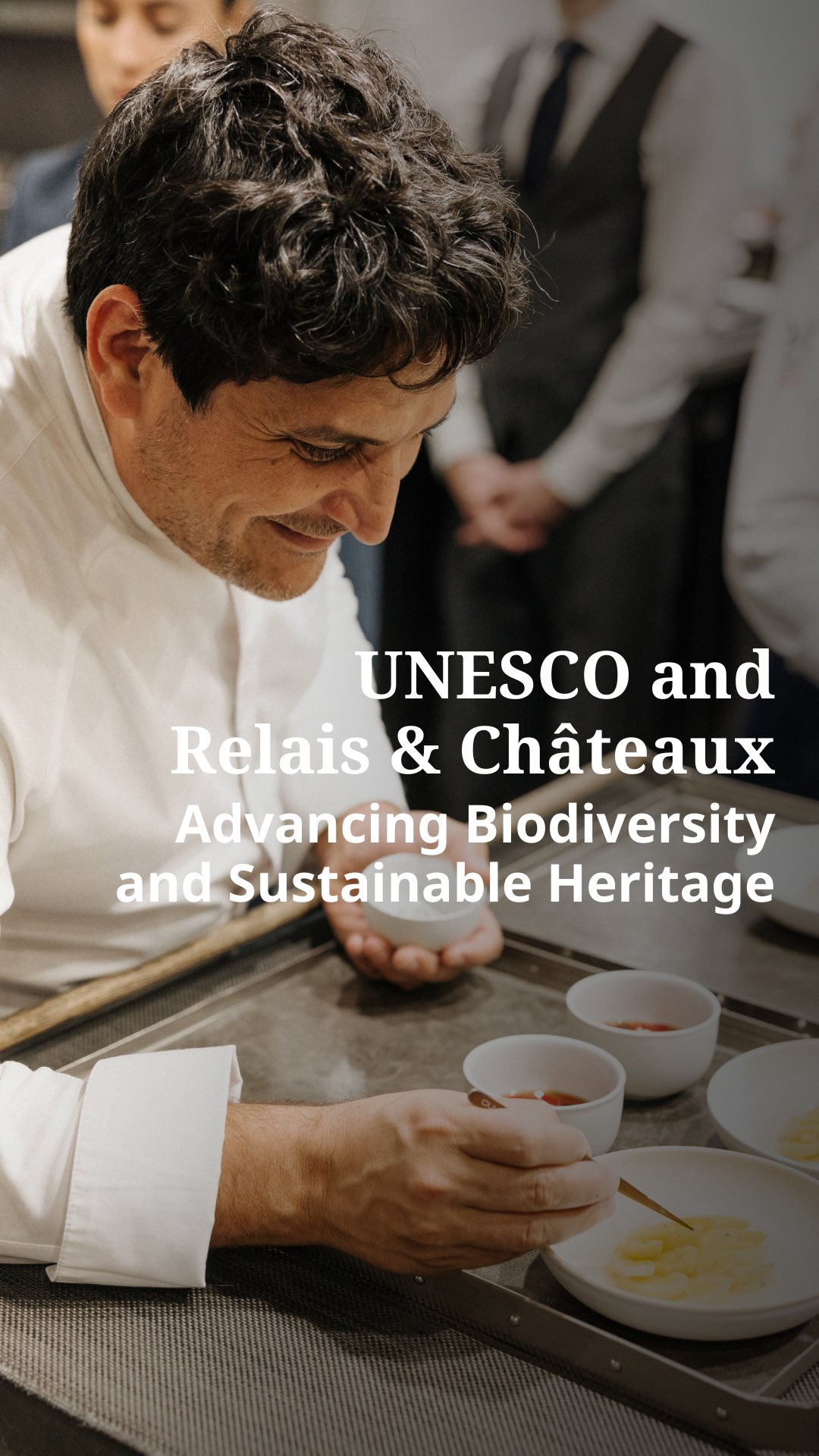 Instagram post by @maurocolagreco for UNESCO. Caption reads: The partnership between @unesco and....