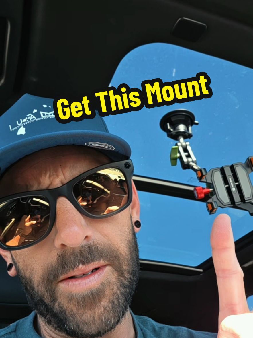 TikTok post by an influencer for MagicJohn. Caption reads: [...] #carphoneholder #phonemount #magicjohn....