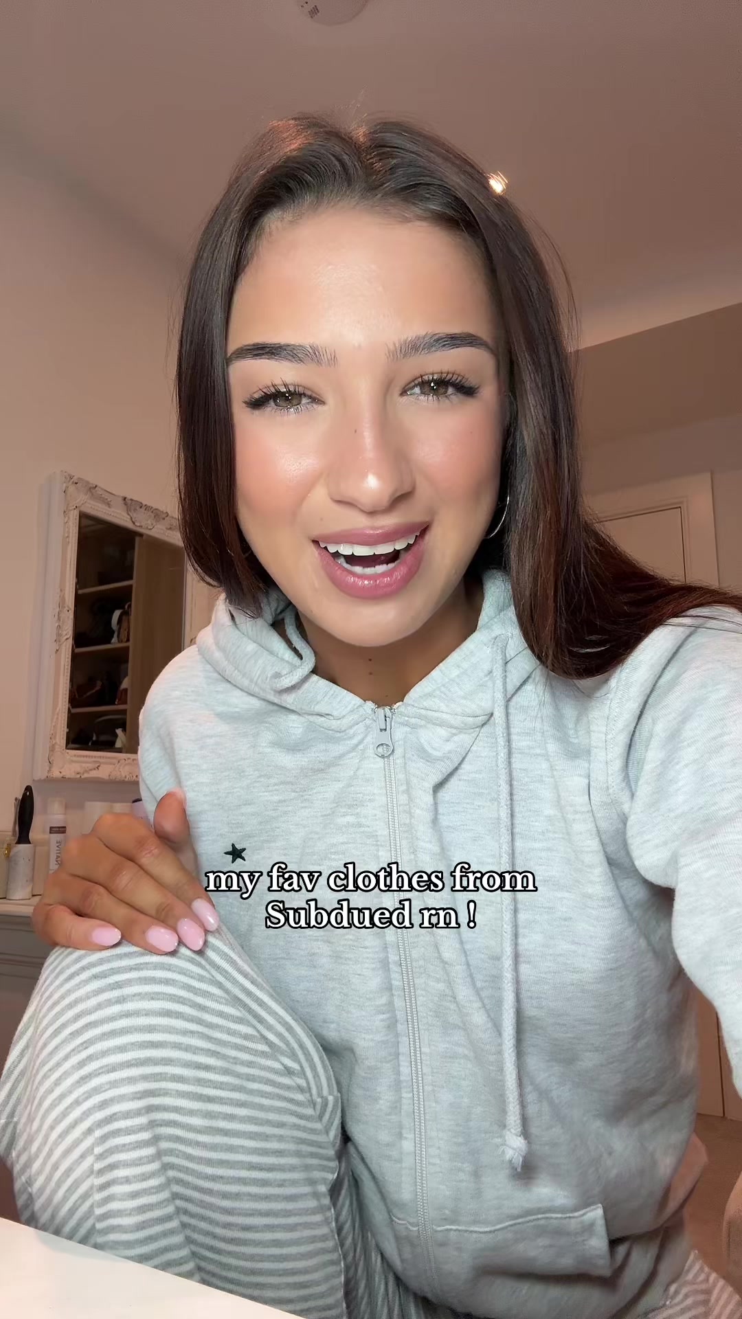 TikTok post by @isseypovs for Subdued. Caption reads: Obsessed as always @Subdued .